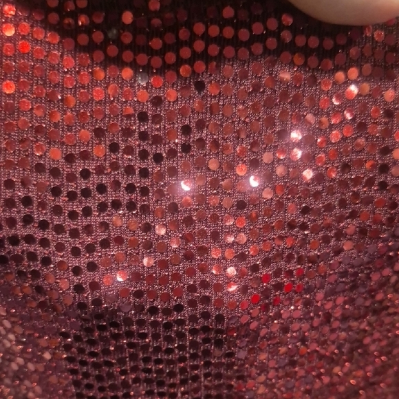 bebe Sparkling Burgundy Maxi Dress - Picture 5 of 6